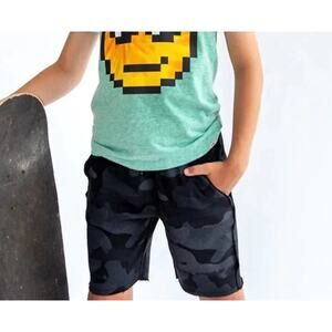 Appaman Brighton Shorts - Black Camo Sz 14 A004973
